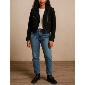 Clarks Black Suede Chukka Boots Women's Size 7M Comfort‎ Lace Up